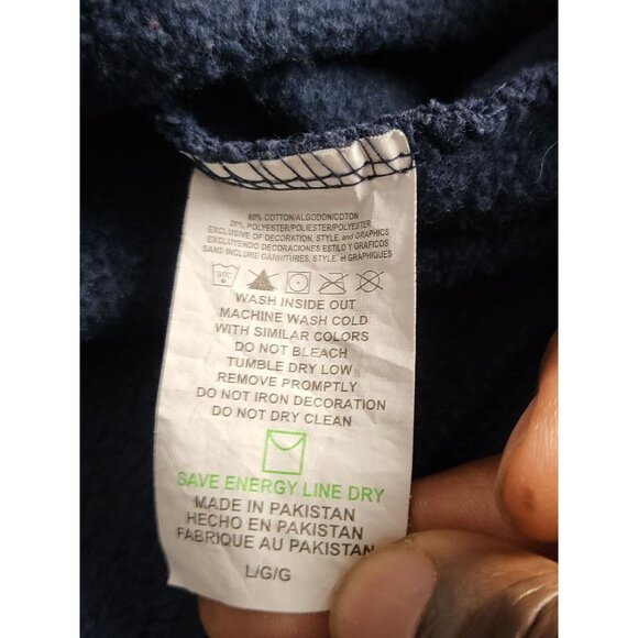 Houston Texans Football Hoodie Men Sz L NFL Team Apparel AFC Casual Sportswear - Picture 10 of 10